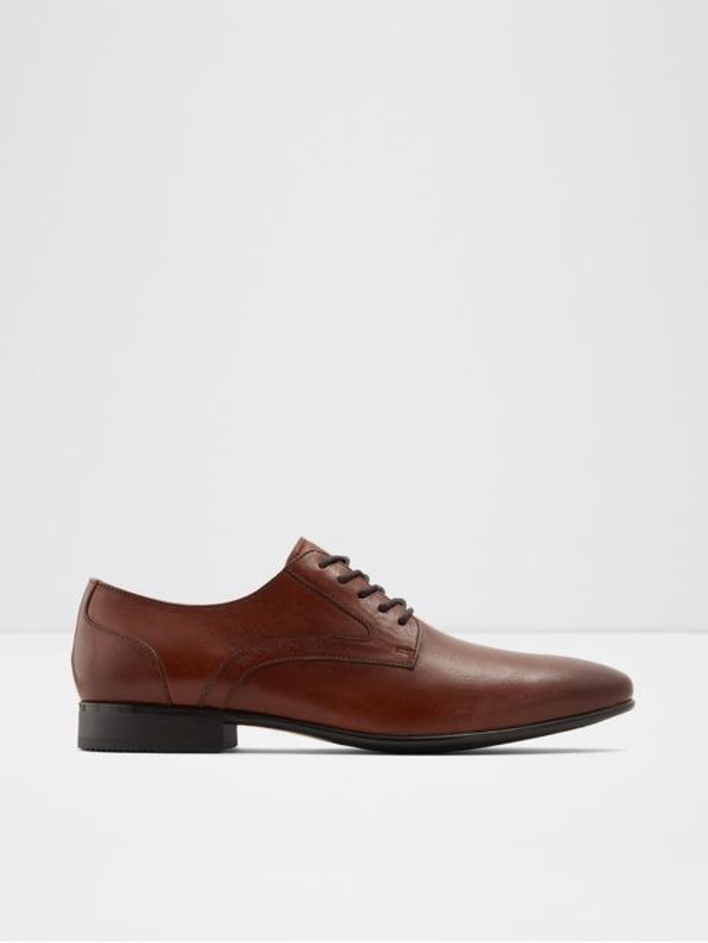 ALDO Men's Chestnut Brown Leather Dress shoes - Picture 2 of 10